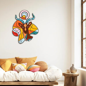 Antelope Kaelyth, Wall Art, Wooden Wall Art, Wall Hangings, Handmade