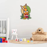 Professor Thistle-hop, Wall Art, Wooden Wall Art, Wall Hangings, Handmade