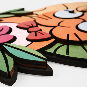 Professor Thistle-hop, Wall Art, Wooden Wall Art, Wall Hangings, Handmade
